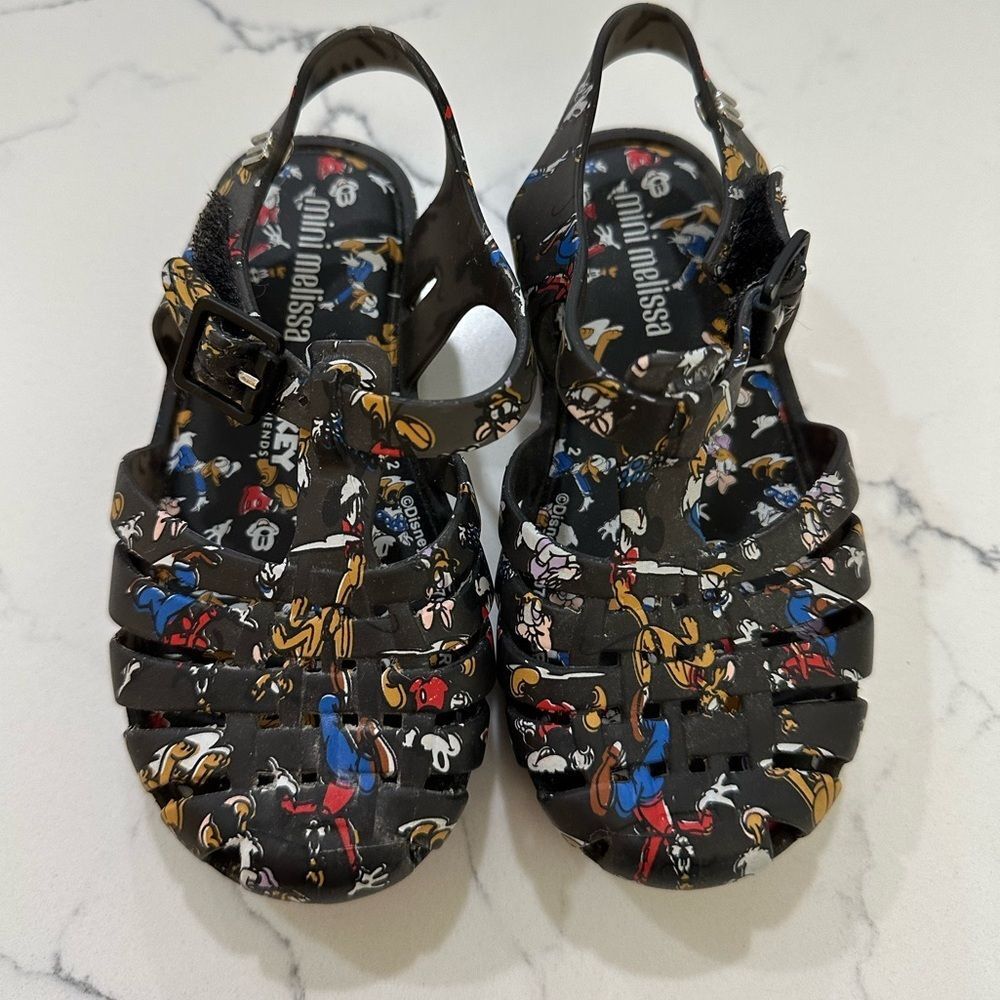 Mini Melissa Toddler Mickey & Friends  Sandals size US 8